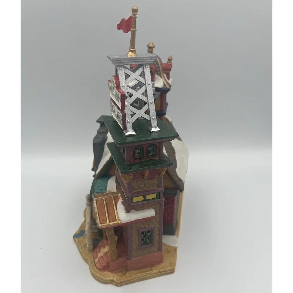 NOB LEMAX CADDINGTON VILLAGE Sign Shop 2003 Christmas Retired 35884M Light Cord